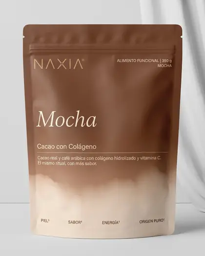 Bolsa de Naxia Mocha con Colágeno, 350 g