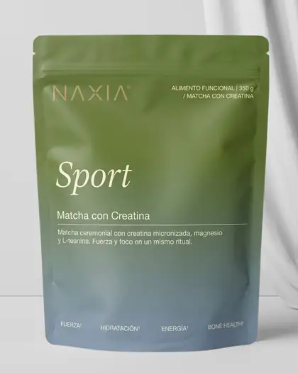 Bolsa de Naxia Matcha con Creatina, 350 g
